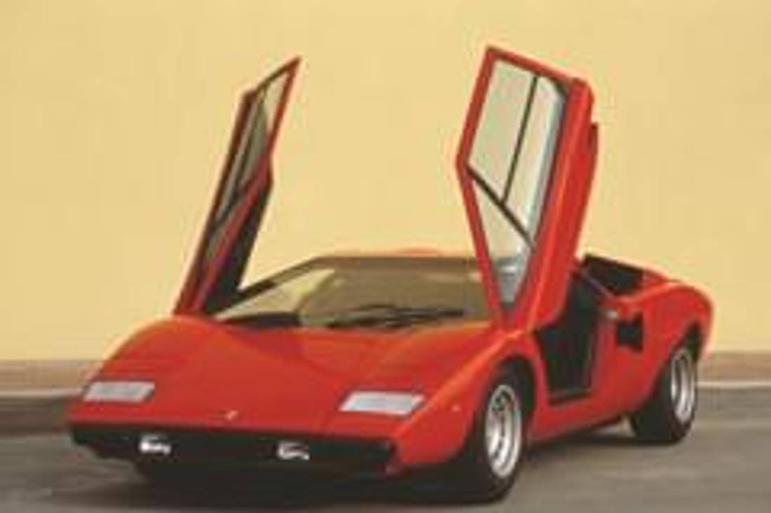 Lamborghini Countach – widok z przodu