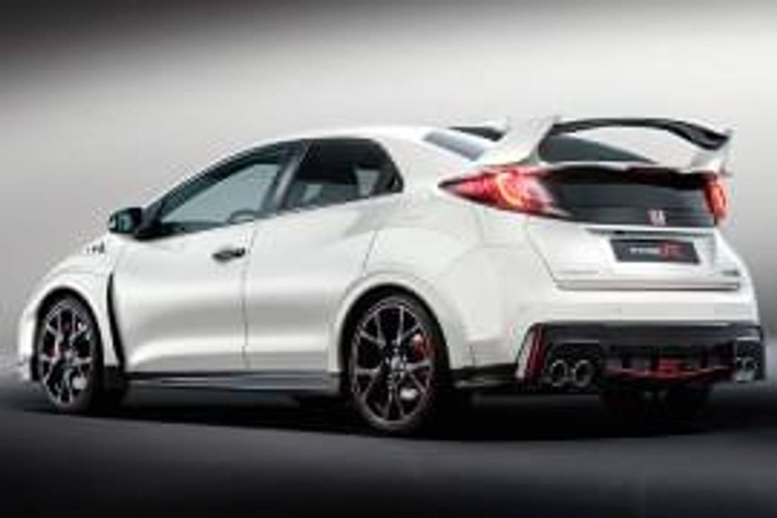 Honda Civic typ R – widok od tyłu 