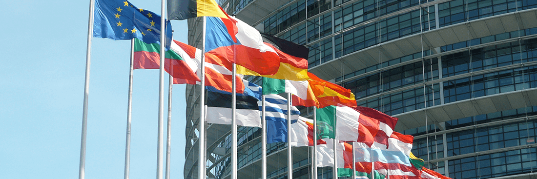 Europa Mitgliedsstaaten-Flaggen